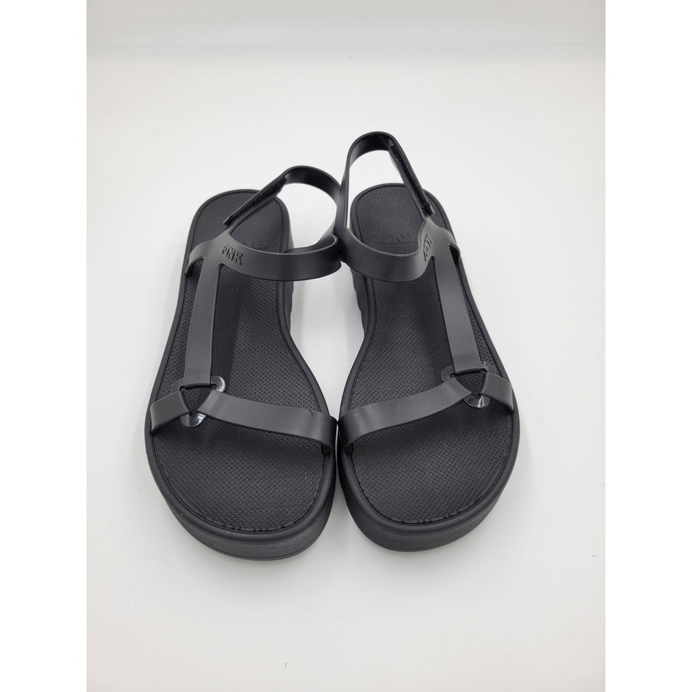 Pink by Victoria's Secret Black Summer Sandals Size 9/10